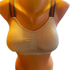 Strap It’s Bralette - greed/Red Stripe